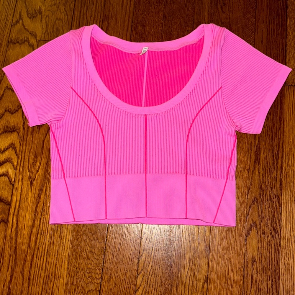 Aerie, Size Small, Pink Crop Top.